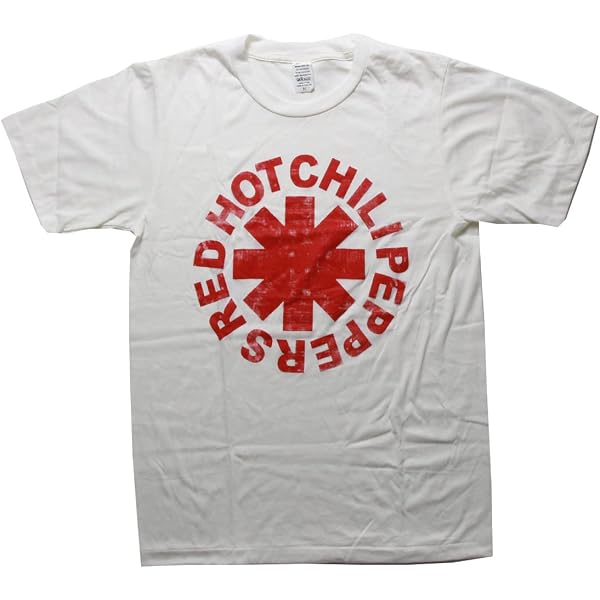 Amazon | [against] ロックTシャツ ヴィンテージ加工 Red Hot Chili